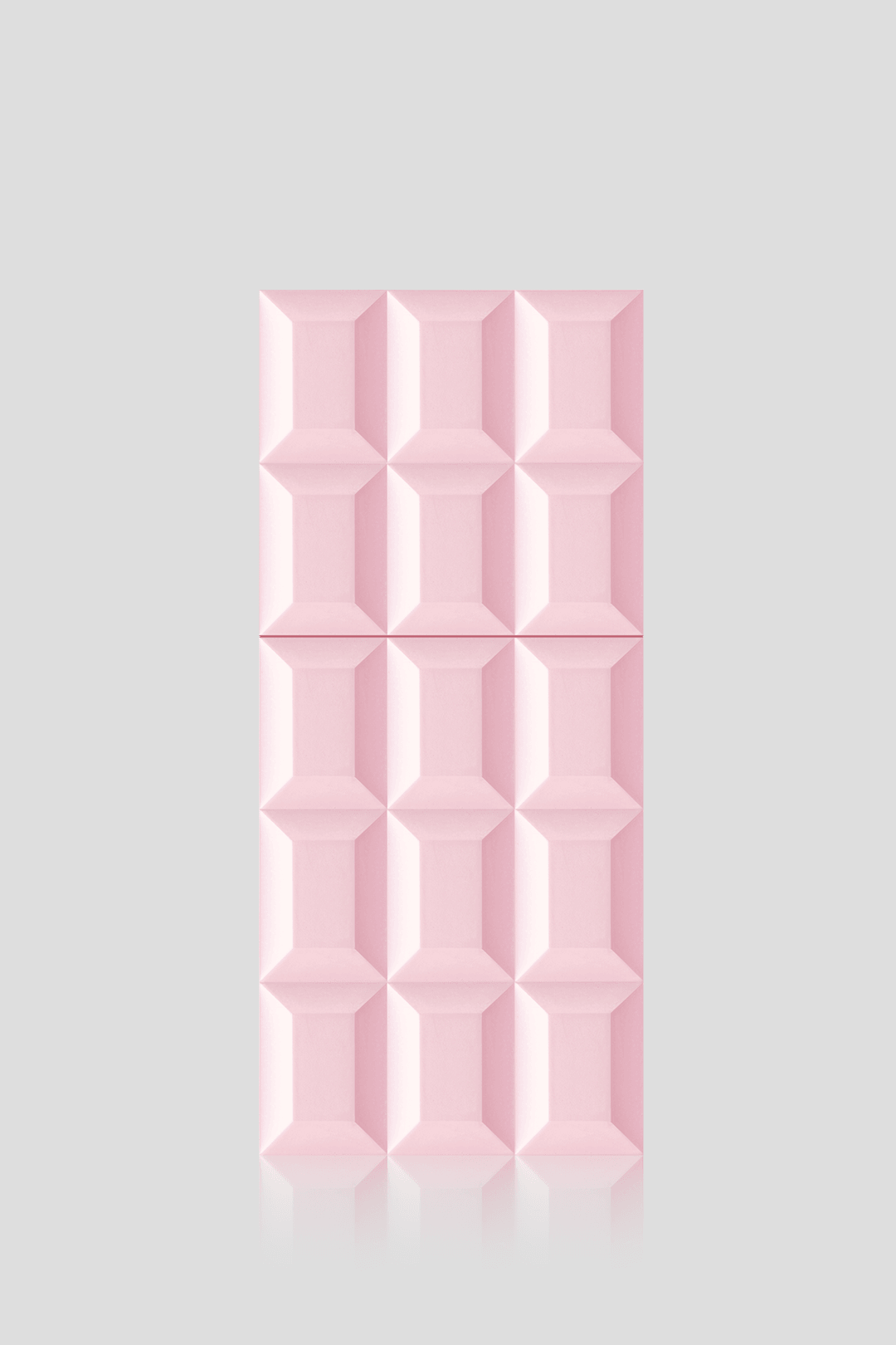 Sweet Tooth — frasco barra de chocolate rosada